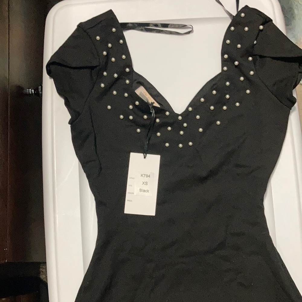 Unique vintage retro pearl top